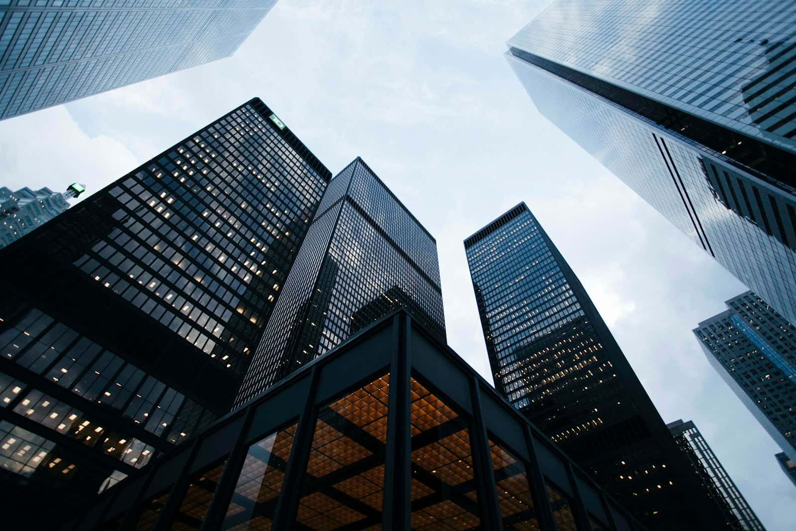 Architectural details of a modern building