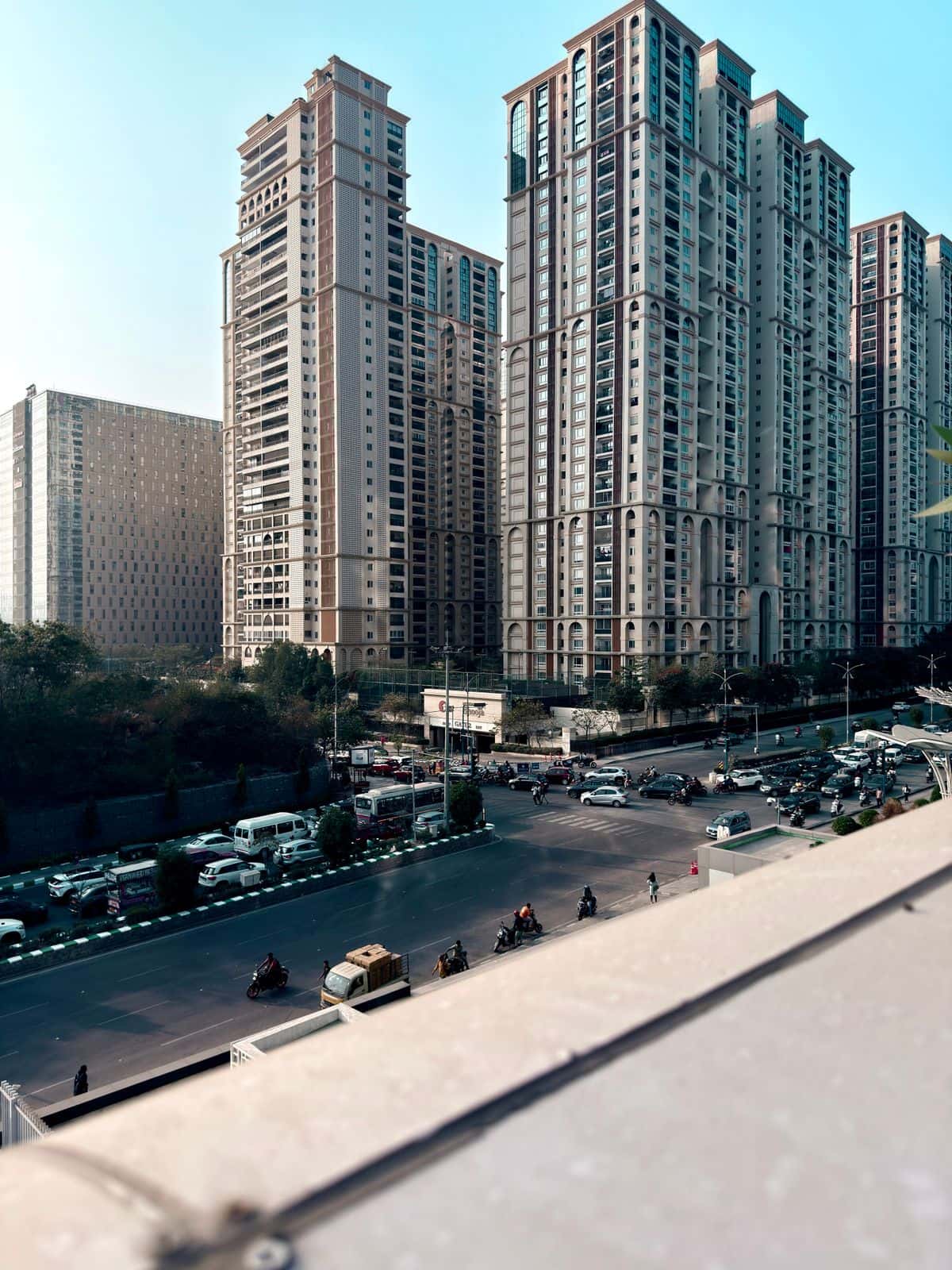 Residential apartment towers in Hyderabad